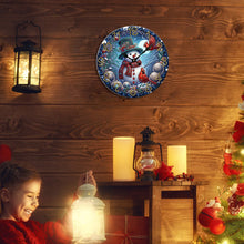 Load image into Gallery viewer, Christmas DIY Diamond Painting Clock Kits Diamond Art Wall Clock Home Wall Decor