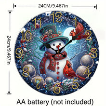 Load image into Gallery viewer, Christmas DIY Diamond Painting Clock Kits Diamond Art Wall Clock Home Wall Decor