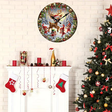 Load image into Gallery viewer, Christmas DIY Diamond Painting Clock Kits Diamond Art Wall Clock Home Wall Decor