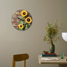 Load image into Gallery viewer, Christmas DIY Diamond Painting Clock Kits Diamond Art Wall Clock Home Wall Decor