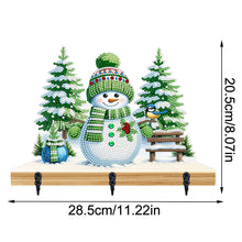 Load image into Gallery viewer, Christmas Diamond Art Hanging Hooks Rhinestone Painting Coat Hook Home Decor