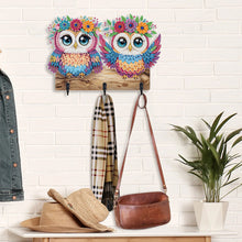 Load image into Gallery viewer, Christmas Diamond Art Hanging Hooks Rhinestone Painting Coat Hook Home Decor