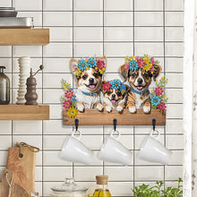 Load image into Gallery viewer, Christmas Diamond Art Hanging Hooks Rhinestone Painting Coat Hook Home Decor