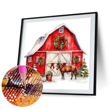 Load image into Gallery viewer, Diamond Painting - Full Round - Christmas house (40*40CM)