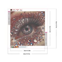 Load image into Gallery viewer, Diamond Painting - Full Round - Diamonds decorate eyes (40*40CM)