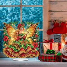 Load image into Gallery viewer, Acrylic Special Shape Xmas Tree Mermaid Table Top Diamond Painting Ornament Kits