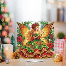 Load image into Gallery viewer, Acrylic Special Shape Xmas Tree Mermaid Table Top Diamond Painting Ornament Kits
