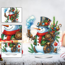 Load image into Gallery viewer, Acrylic Special Shape Xmas Tree Mermaid Table Top Diamond Painting Ornament Kits