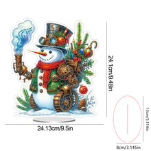 Load image into Gallery viewer, Acrylic Special Shape Xmas Tree Mermaid Table Top Diamond Painting Ornament Kits