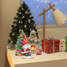 Load image into Gallery viewer, Acrylic Special Shape Xmas Tree Mermaid Table Top Diamond Painting Ornament Kits