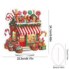 Load image into Gallery viewer, Acrylic Special Shape Xmas Tree Mermaid Table Top Diamond Painting Ornament Kits