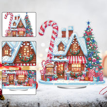 Load image into Gallery viewer, Acrylic Special Shape Xmas Tree Mermaid Table Top Diamond Painting Ornament Kits