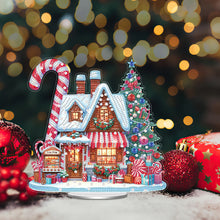 Load image into Gallery viewer, Acrylic Special Shape Xmas Tree Mermaid Table Top Diamond Painting Ornament Kits