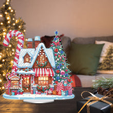 Load image into Gallery viewer, Acrylic Special Shape Xmas Tree Mermaid Table Top Diamond Painting Ornament Kits