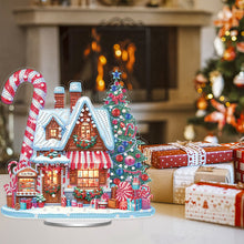 Load image into Gallery viewer, Acrylic Special Shape Xmas Tree Mermaid Table Top Diamond Painting Ornament Kits