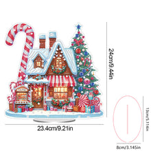 Load image into Gallery viewer, Acrylic Special Shape Xmas Tree Mermaid Table Top Diamond Painting Ornament Kits