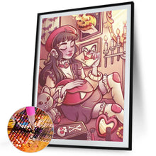 Load image into Gallery viewer, Diamond Painting - Full Square - Halloween girl (45*60CM)