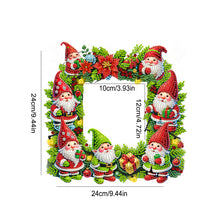 Load image into Gallery viewer, Acrylic Special Shape Christmas Gnome Table Top Diamond Painting Frame Kits