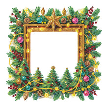 Load image into Gallery viewer, Acrylic Special Shape Christmas Gnome Table Top Diamond Painting Frame Kits