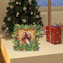 Load image into Gallery viewer, Acrylic Special Shape Christmas Gnome Table Top Diamond Painting Frame Kits