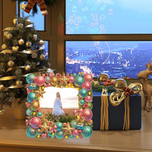 Load image into Gallery viewer, Acrylic Special Shape Christmas Gnome Table Top Diamond Painting Frame Kits