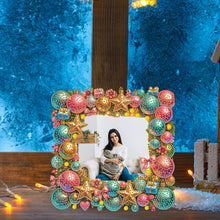 Load image into Gallery viewer, Acrylic Special Shape Christmas Gnome Table Top Diamond Painting Frame Kits