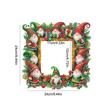 Load image into Gallery viewer, Acrylic Special Shape Christmas Gnome Table Top Diamond Painting Frame Kits