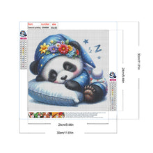 Load image into Gallery viewer, Diamond Painting - Full Round - Sleeping Panda (30*30CM)