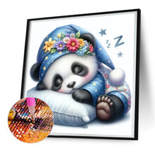 Load image into Gallery viewer, Diamond Painting - Full Round - Sleeping Panda (30*30CM)