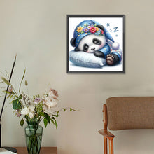 Load image into Gallery viewer, Diamond Painting - Full Round - Sleeping Panda (30*30CM)