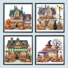 Load image into Gallery viewer, 4pcs Diamond Painting - Partial Special Shaped - Halloween Series (30*30CM)