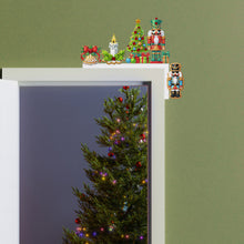 Load image into Gallery viewer, Wooden Christmas Nutcracker Diamond Painting Door Topper Decor Party Ornament