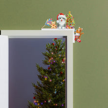 Load image into Gallery viewer, Wooden Christmas Cat DIY Diamond Painting Door Topper Decor for Party Ornament