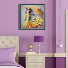 Load image into Gallery viewer, Diamond Painting - Partial Special Shaped - Elegant Girl (40*40CM)