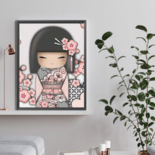 Load image into Gallery viewer, Diamond Painting - Full Round - Japanese Style Illustration Girl (30*40CM)