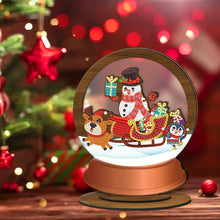 Load image into Gallery viewer, Wooden Christmas Table Top Diamond Painting Ornament Kits Xmas Home Decor (C)