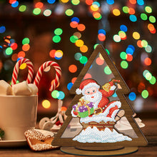 Load image into Gallery viewer, Wooden Christmas Table Top Diamond Painting Ornament Kits Xmas Home Decor (E)