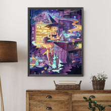Load image into Gallery viewer, AB Diamond Painting - Full Round - Modern little witch (40*50CM)