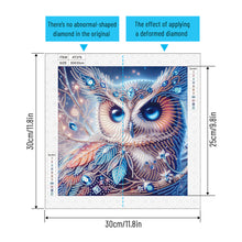 Load image into Gallery viewer, Diamond Painting - Partial Special Shaped - Owl (30*30CM)