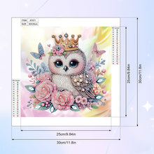 Load image into Gallery viewer, Diamond Painting - Partial Special Shaped - Owl (30*30CM)