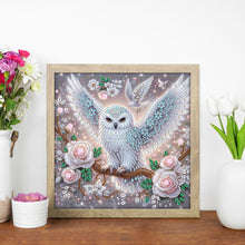 Load image into Gallery viewer, Diamond Painting - Partial Special Shaped - Owl (30*30CM)