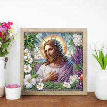 Load image into Gallery viewer, Diamond Painting - Partial Special Shaped - Our Lady of Jesus (30*30CM)