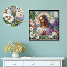 Load image into Gallery viewer, Diamond Painting - Partial Special Shaped - Our Lady of Jesus (30*30CM)