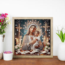 Load image into Gallery viewer, Diamond Painting - Partial Special Shaped - Our Lady of Jesus (30*30CM)