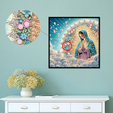 Load image into Gallery viewer, Diamond Painting - Partial Special Shaped - Our Lady of Jesus Jesus (30*30CM)