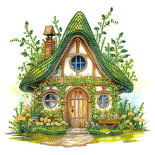 Load image into Gallery viewer, 4pcs Diamond Painting - Partial Special Shaped - House (30*30CM)