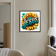 Load image into Gallery viewer, Diamond Painting - Full Round - Sunflower Jesus (30*30CM)