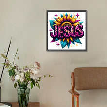 Load image into Gallery viewer, Diamond Painting - Full Round - Sunflower Jesus (30*30CM)