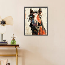 Load image into Gallery viewer, Diamond Painting - Full Round - Funny horse (40*50CM)