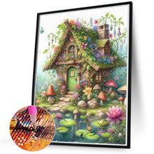 Load image into Gallery viewer, Diamond Painting - Full Round - Green butterfly house (40*50CM)